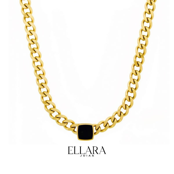 Colar Noah Mistério Banhado em Ouro 18k