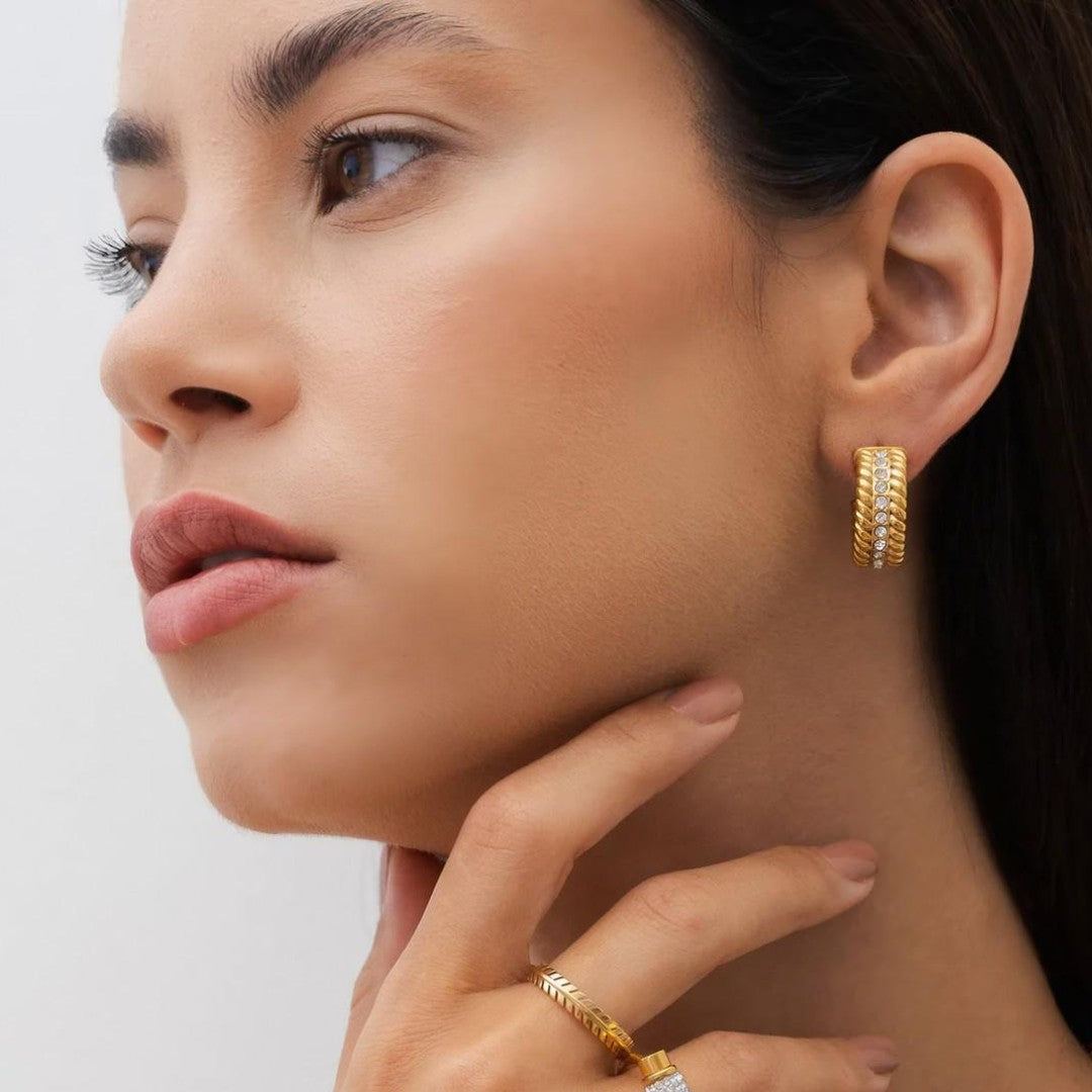 Brinco Dala Banhado em Ouro 18k