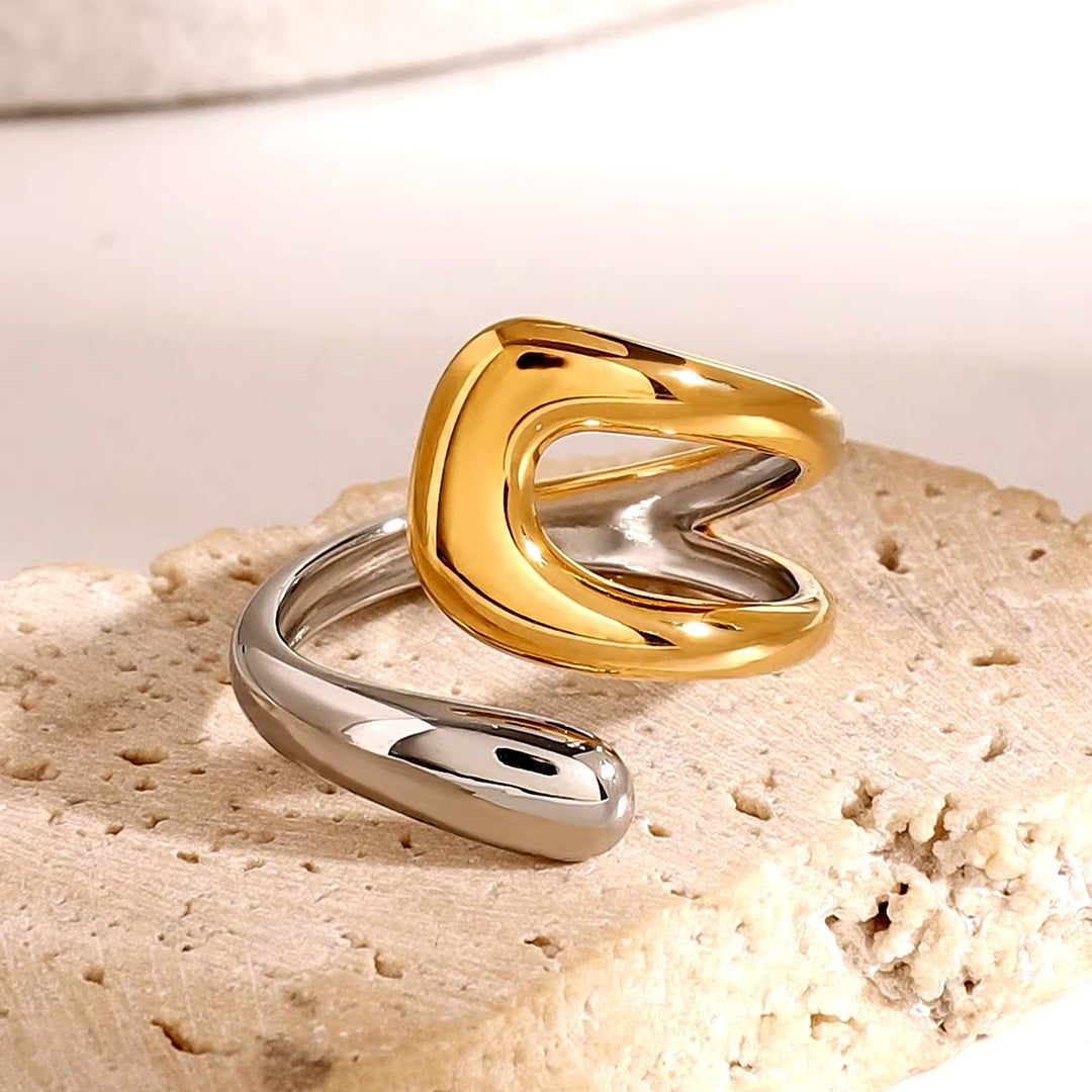 Anel Lavis Banhado em Ouro 18K