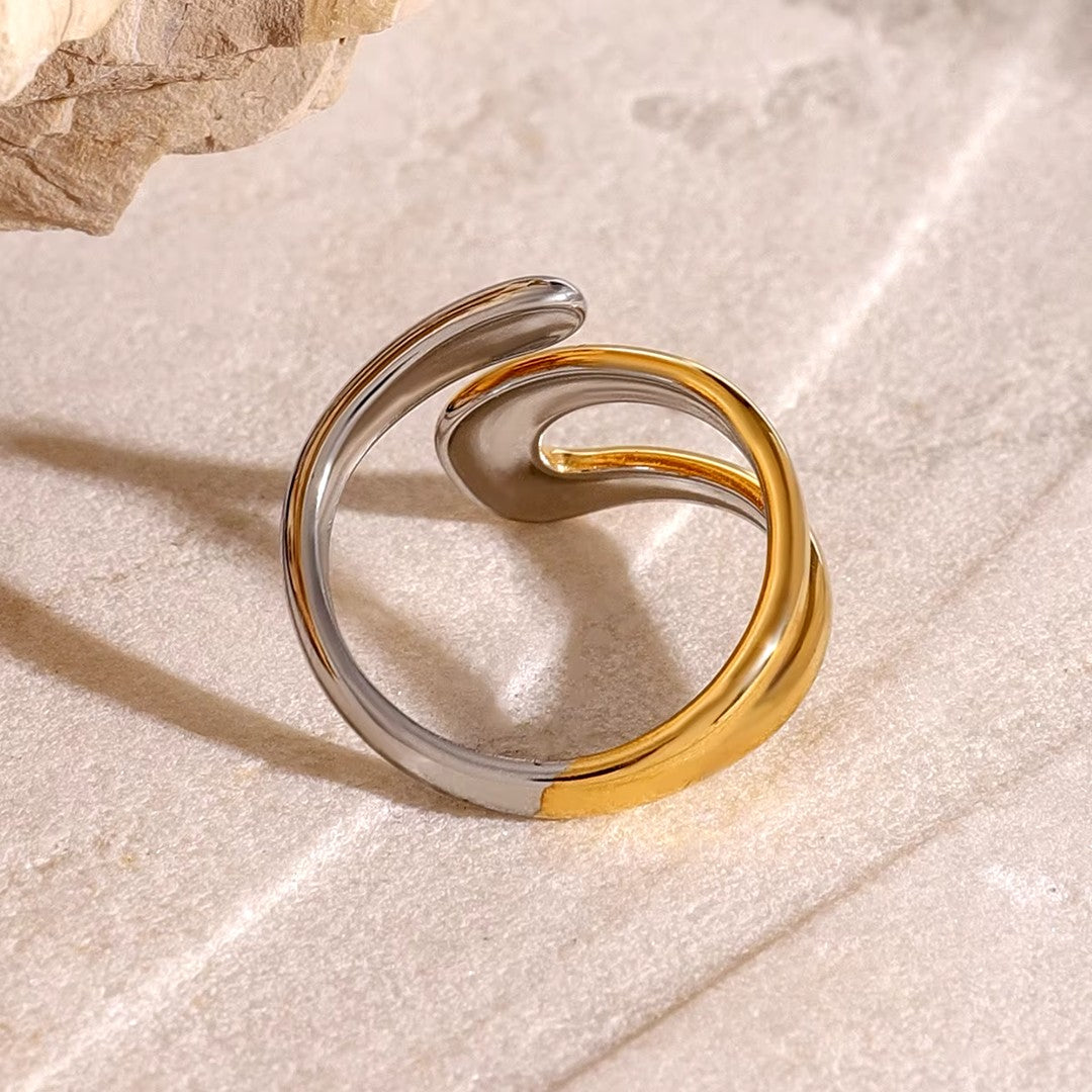 Anel Lavis Banhado em Ouro 18K