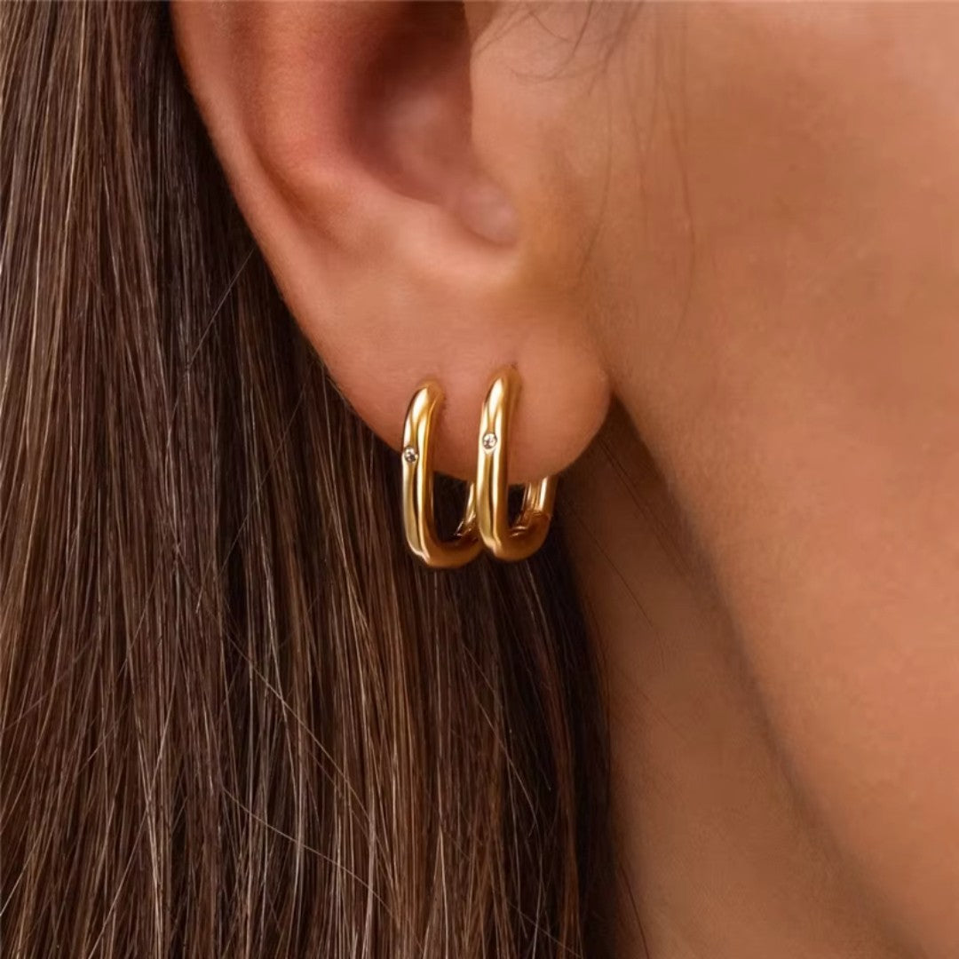 Brinco Cork em Prata 925 Banhado em Ouro 18k