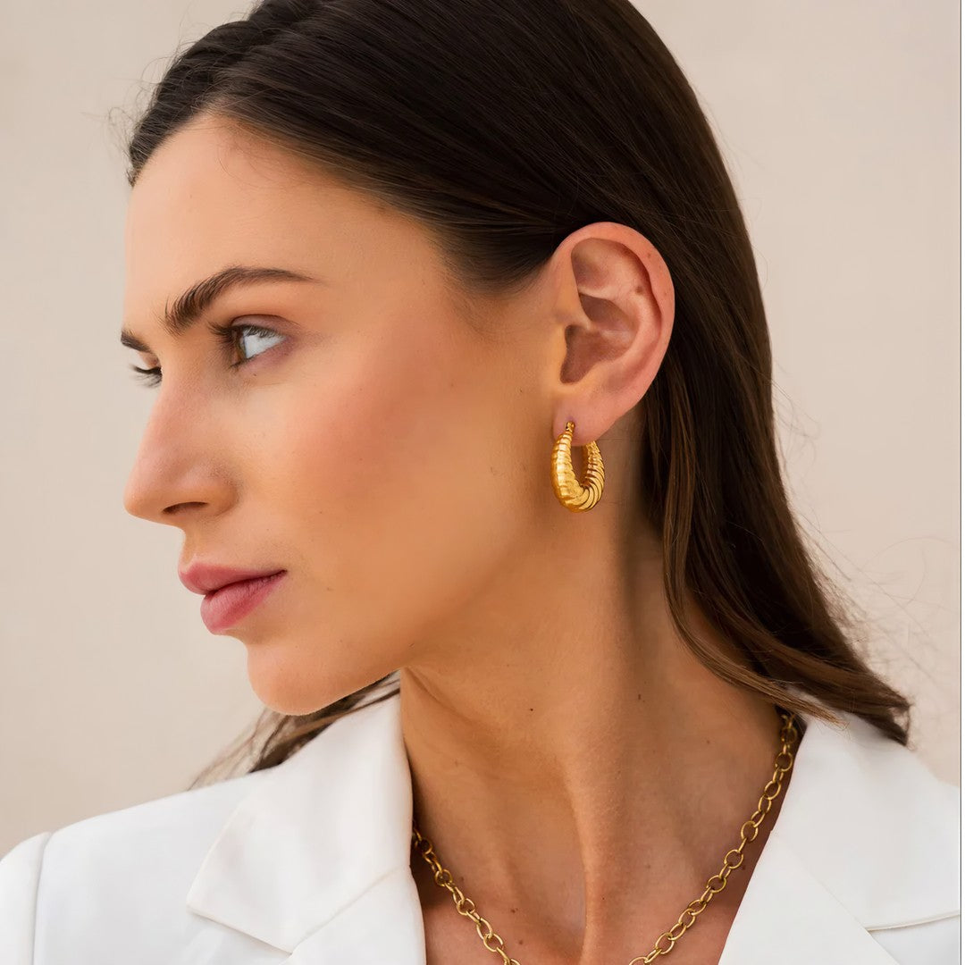 Brinco Iris Banhado em Ouro 18K
