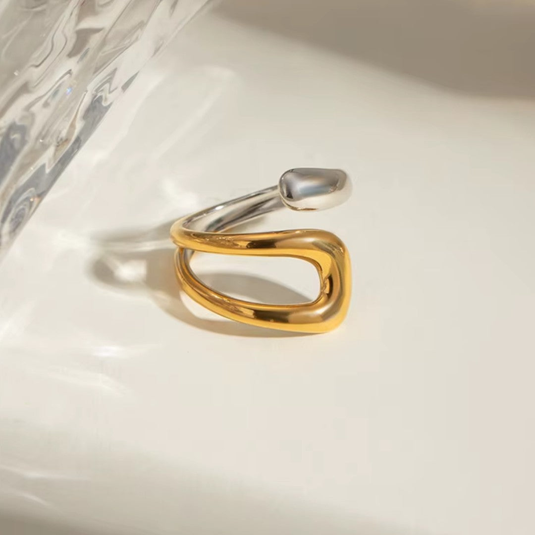 Anel Lavis Banhado em Ouro 18K