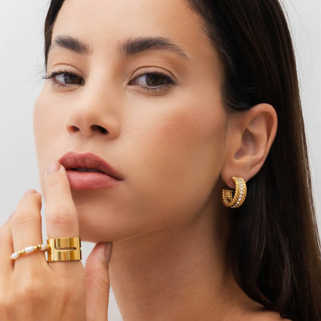 Brinco Dala Banhado em Ouro 18k