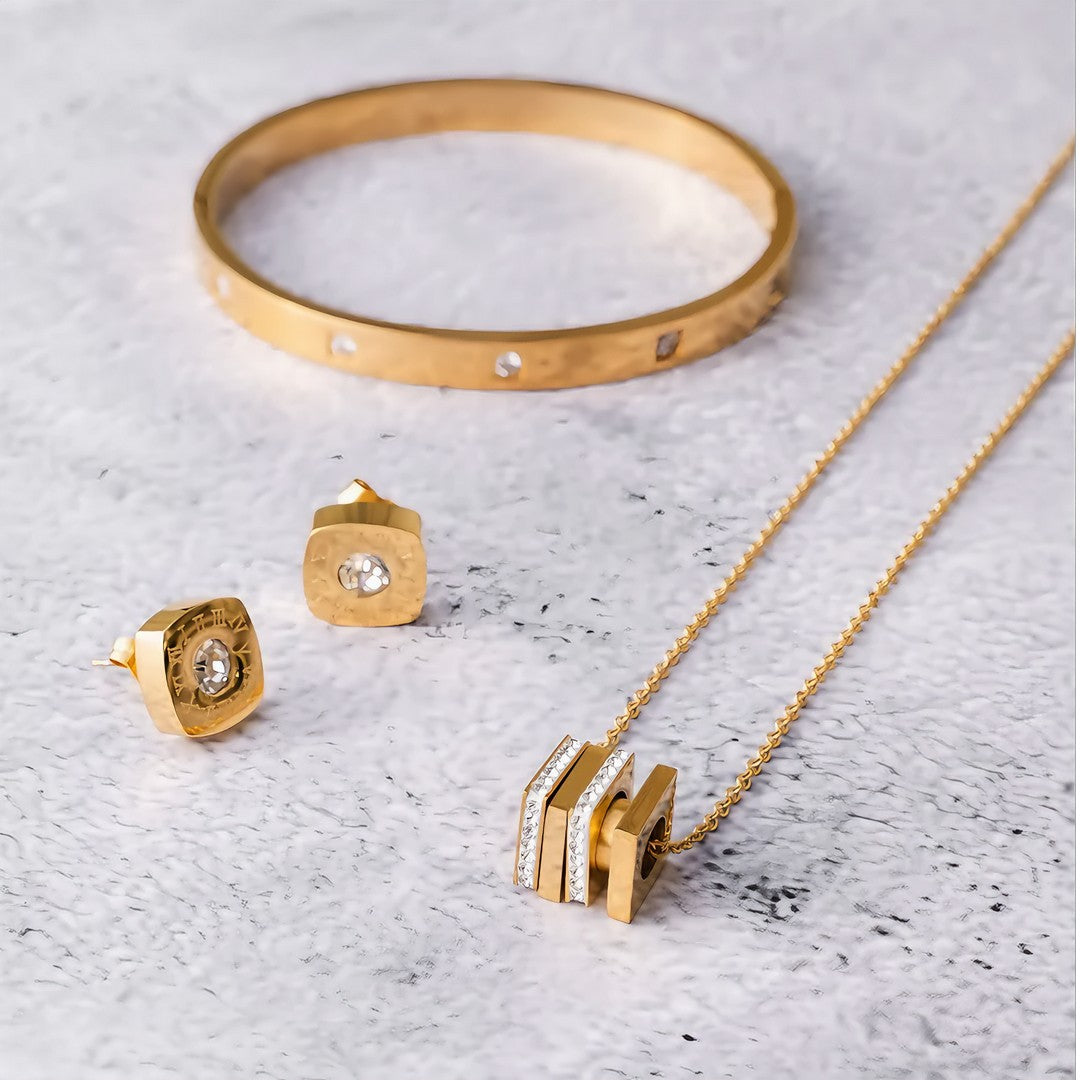 Colar Elisa Banhado em Ouro 18K