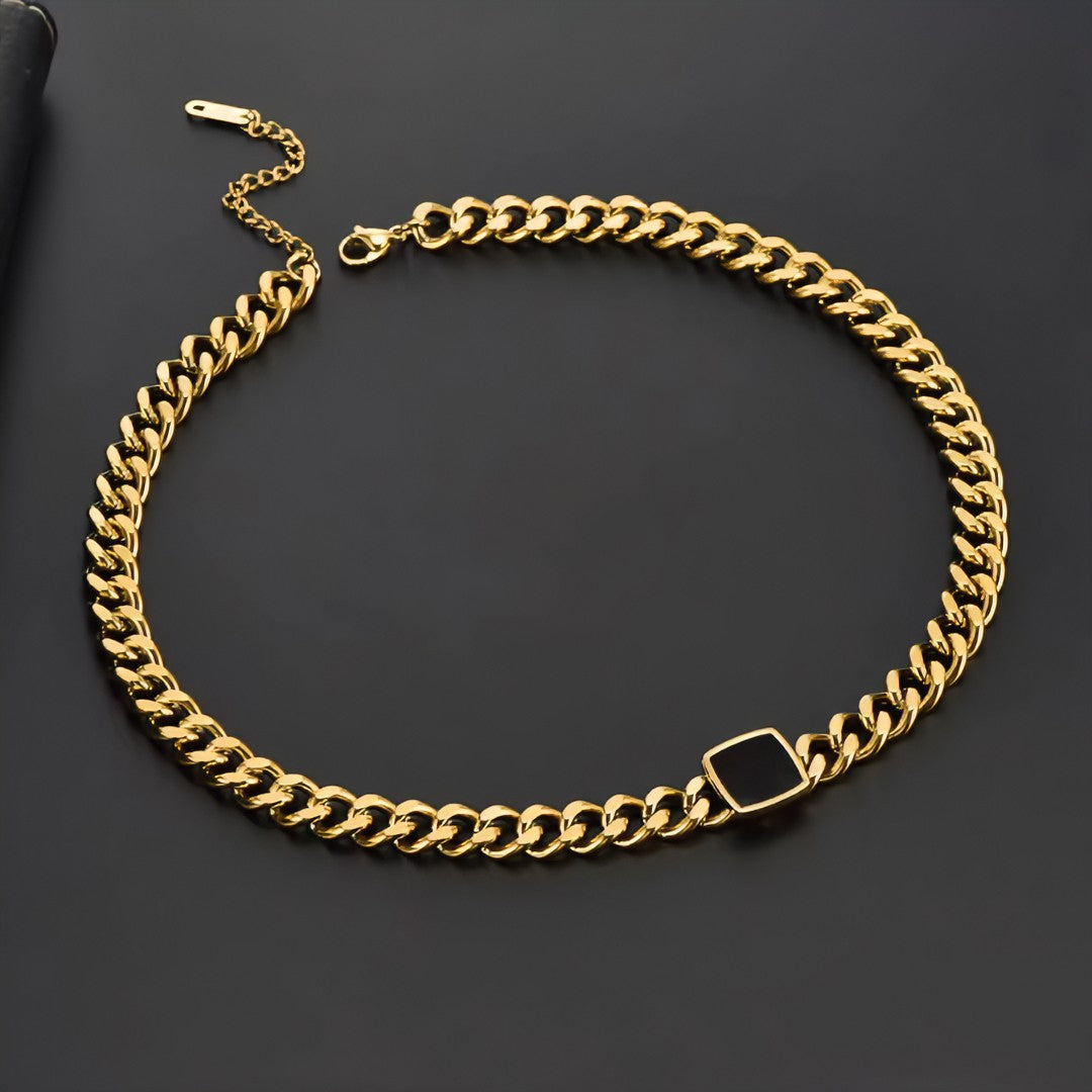 Colar Noah Mistério Banhado em Ouro 18k