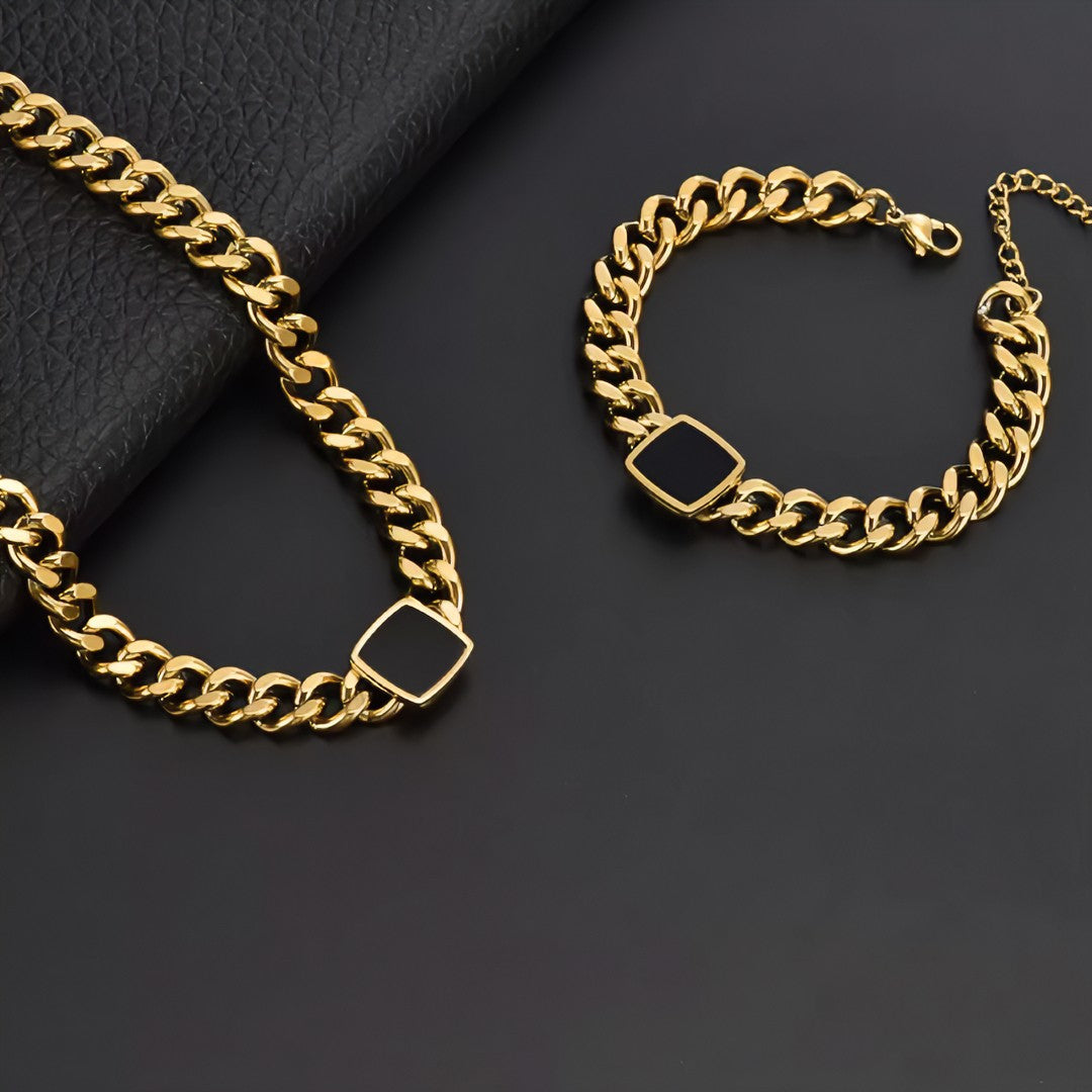 Pulseira Noah Mistério Banhado em Ouro 18k