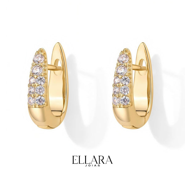 Brinco Zadar em Prata 925 Banhado em Ouro 18k
