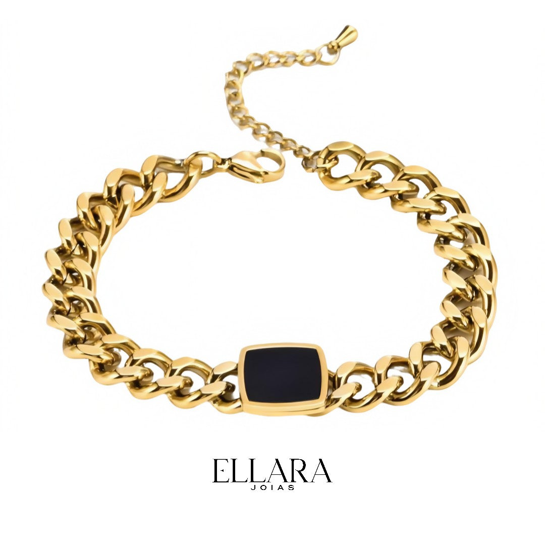 Pulseira Noah Mistério Banhado em Ouro 18k