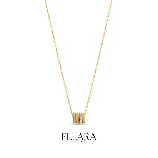 Colar Elisa Banhado em Ouro 18K