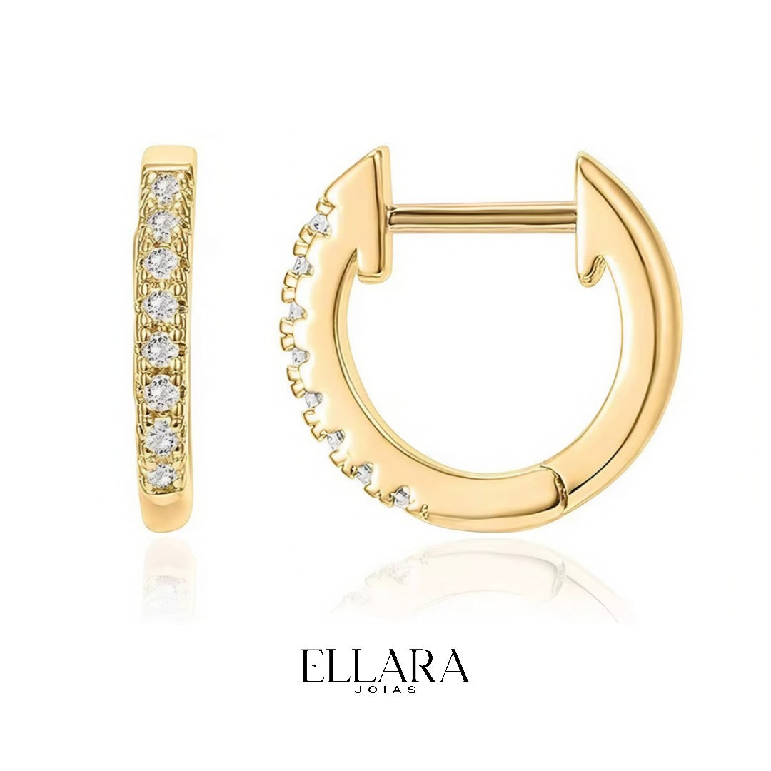 Brinco Sintra em Prata 925 Banhado em Ouro 18k