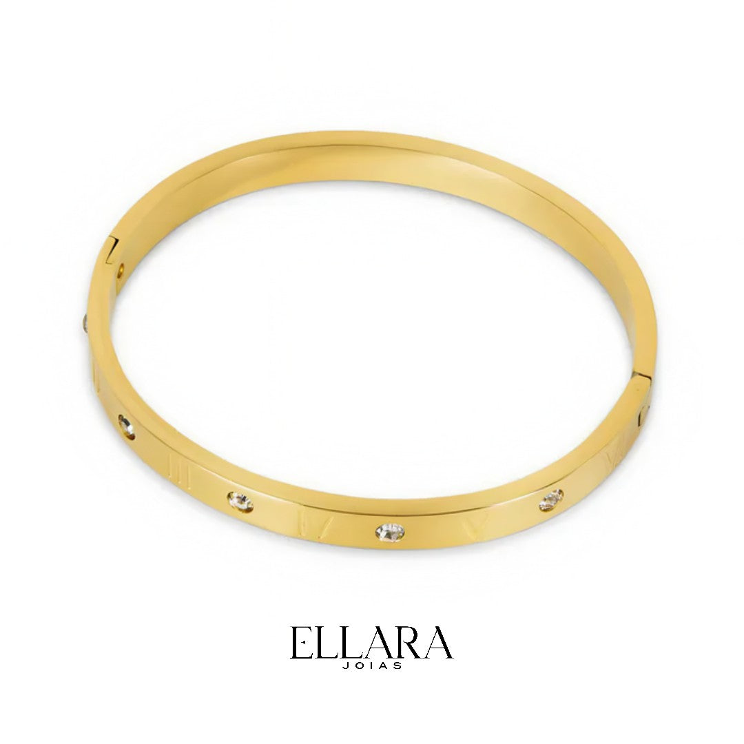 Bracelete Clássico Banhado em Ouro 18k