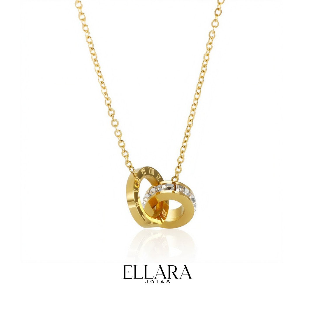 Colar Cleron Banhado em Ouro 18k