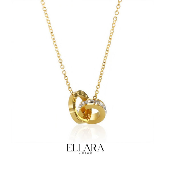Colar Cleron Banhado em Ouro 18k