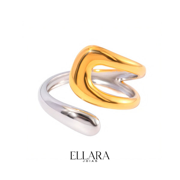 Anel Lavis Banhado em Ouro 18K