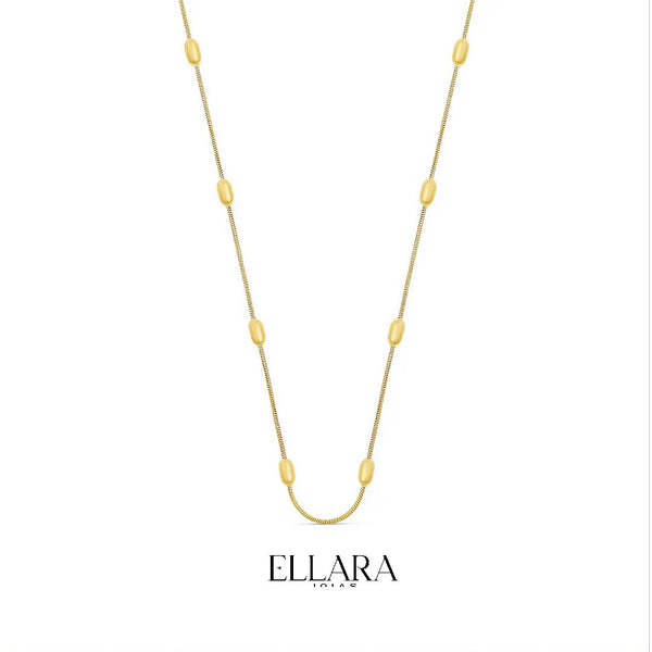 Colar Celeste Banhado em Ouro 18k
