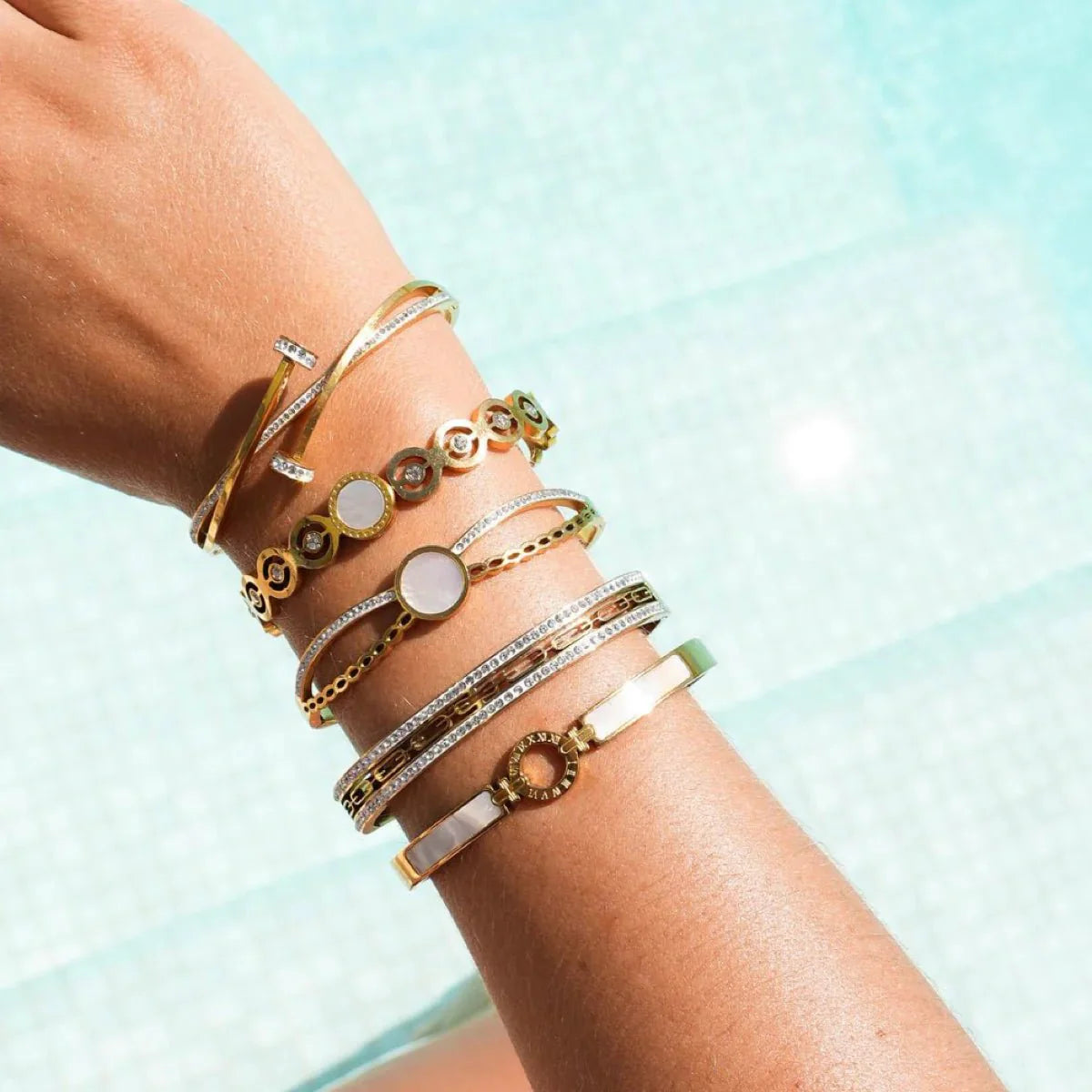 Bracelete Lara Banhado em Ouro 18k
